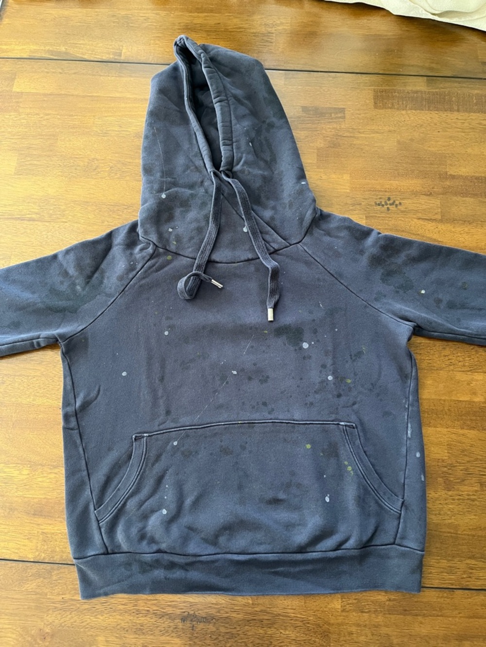 NSF Zip-Up Hoodie with Paint-Splatter Detail
